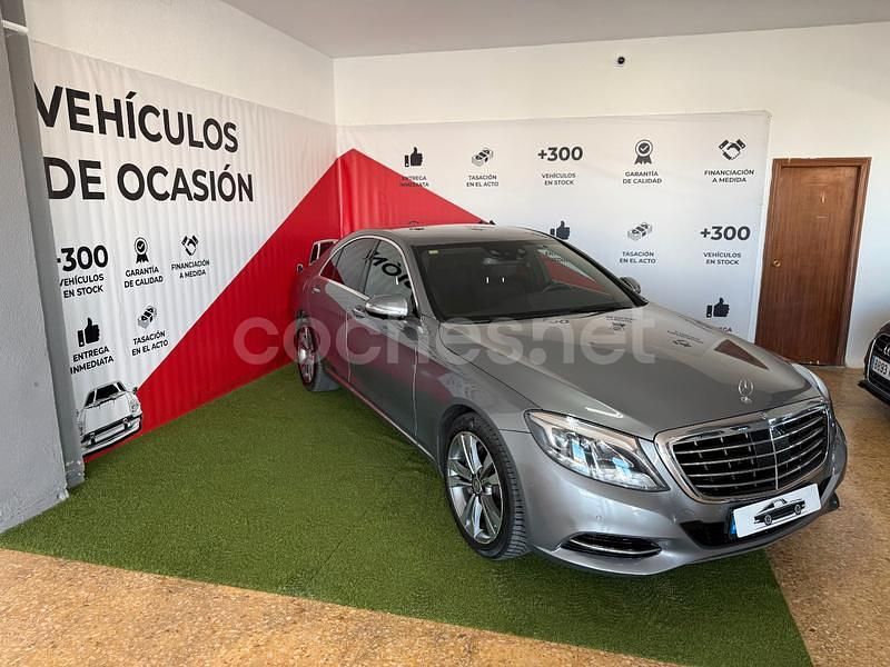 Usado Mercedes S350 258 CV (189 kW) 2014 Gris / plata Berlina