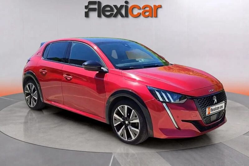 Rojo Usado 2021 Peugeot 208 GT Utilitario | 14.390 € (Precio justo) - Imagen 1/4
