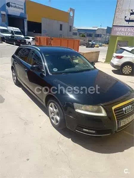 Usado Audi A6 136 CV (100 kW) 2008 Negro Familiar