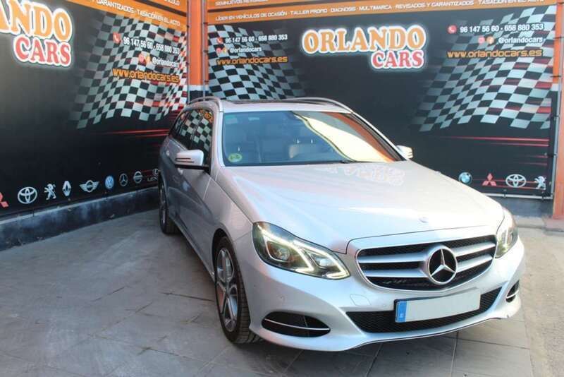 Usado Mercedes E220 Avantgarde 170 CV (125 kW) 2013 Gris / plata Familiar