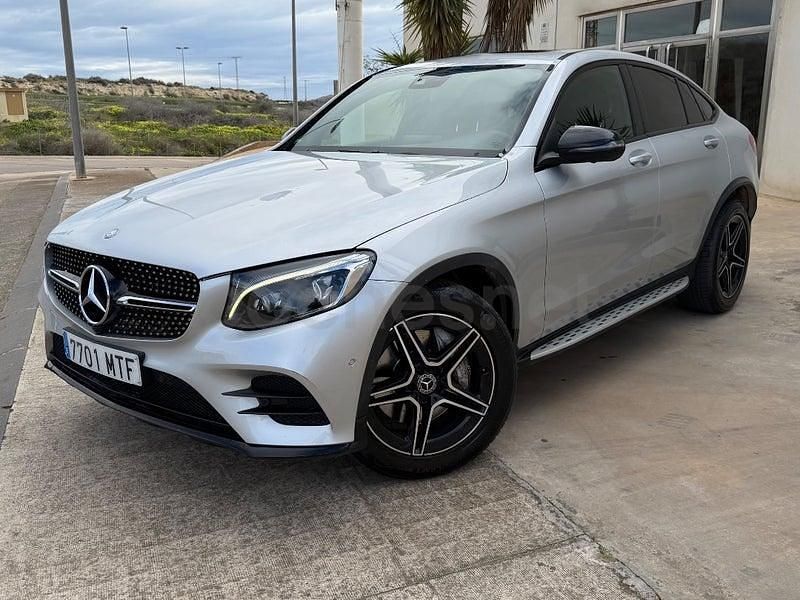 Usado Mercedes GLC250 204 CV (150 kW) 2017 Gris / plata Coupe