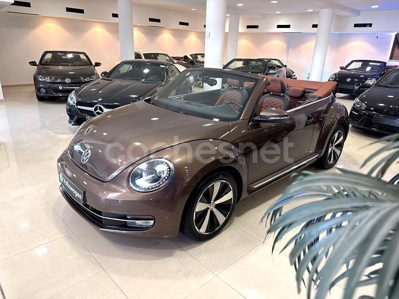 Marrón Usado 2013 VW Beetle R-line Descapotable | 18.490 € (Buen precio) - Imagen 1/4
