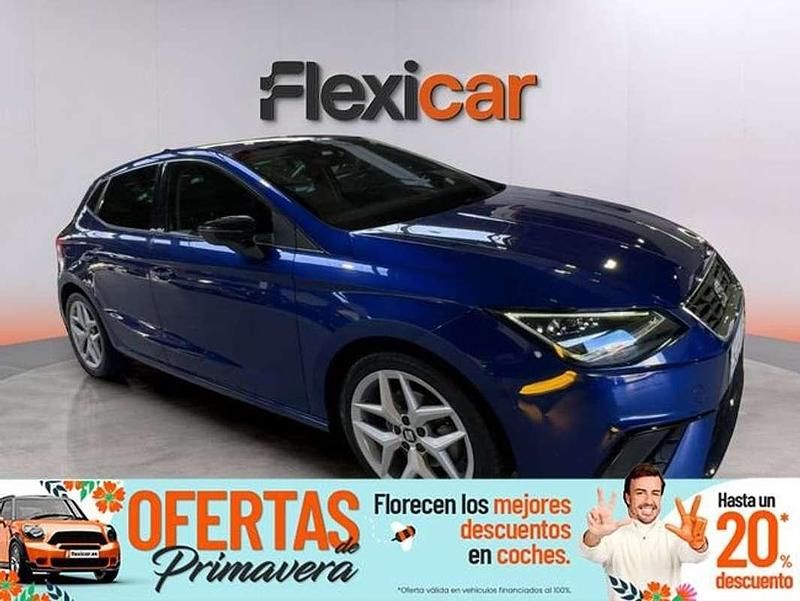 Usado Seat Ibiza FR 115 CV (84 kW) 2019 Azul Utilitario