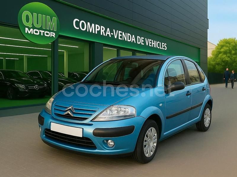 Usado Citroën C3 90 CV (66 kW) 2008 Azul Berlina