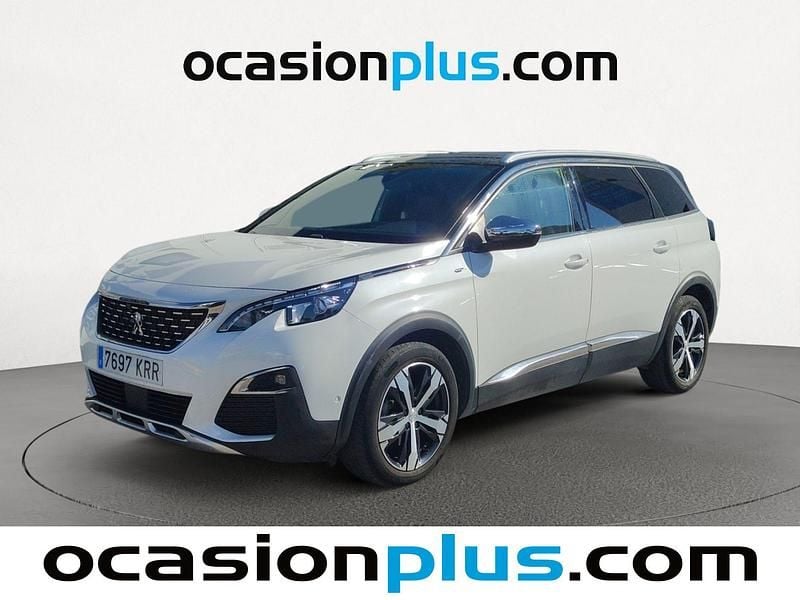 Blanco Usado 2018 Peugeot 5008 GT Monovolumen | 19.537 € (Precio justo) - Imagen 1/3