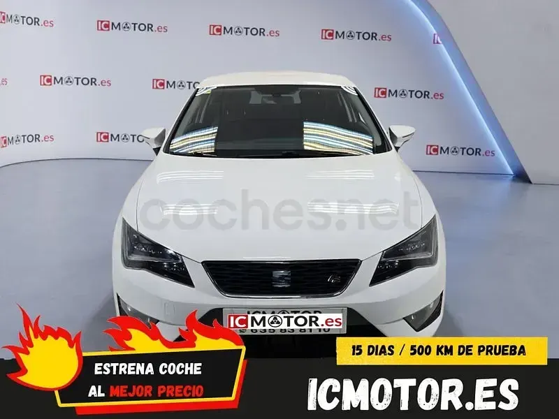 Usado Seat Leon FR 180 CV (132 kW) 2014 Blanco Berlina