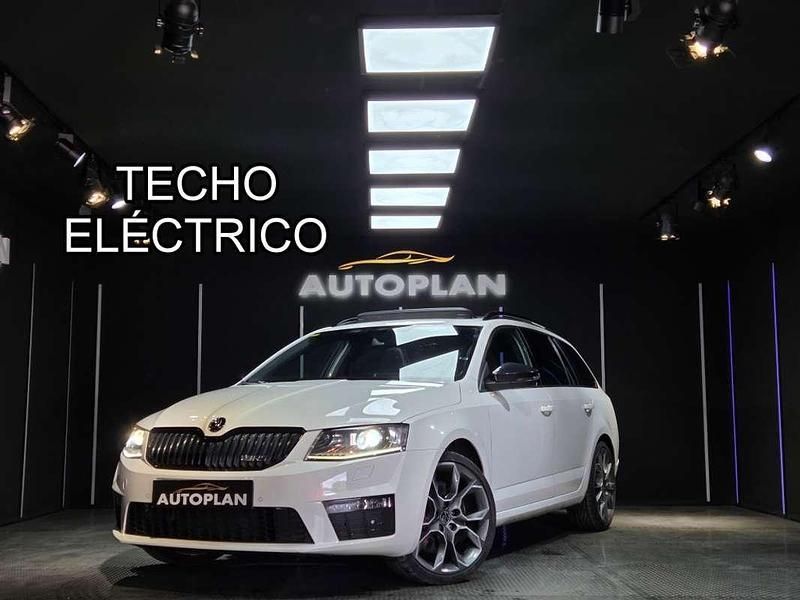 Blanco Usado 2015 Skoda Octavia RS Familiar | 13.490 € (Precio justo) - Imagen 1/4