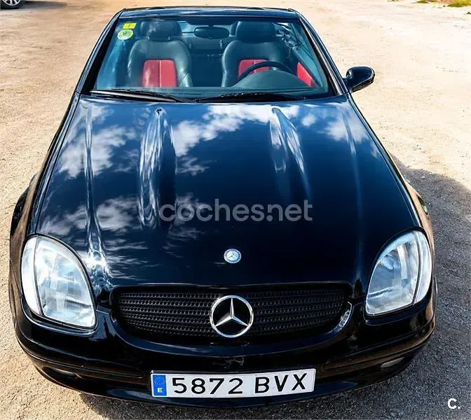 Usado Mercedes SLK230 197 CV (144 kW) 2002 Negro Descapotable