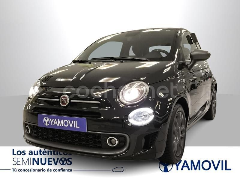 Negro Usado 2021 Fiat 500S S Berlina | 11.850 € (Precio justo) - Imagen 1/4