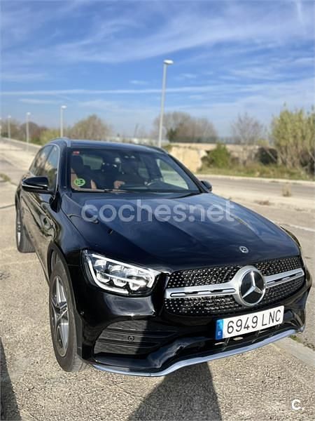 Usado Mercedes GLC220 170 CV (125 kW) 2020 Negro SUV