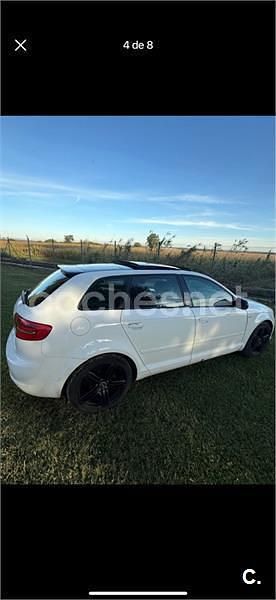 Usado Audi A3 Attraction 140 CV (102 kW) 2010 Blanco Utilitario