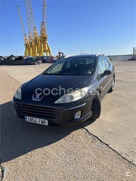 Usado Peugeot 407 Sport 136 CV (100 kW) 2007 Negro Familiar