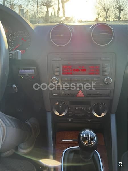 Usado Audi A3 Ambition 160 CV (117 kW) 2007 Negro Utilitario