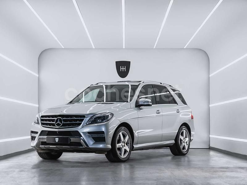 Gris / plata Usado 2014 Mercedes ML250 SUV | 22.999 € (Precio justo) - Imagen 1/4