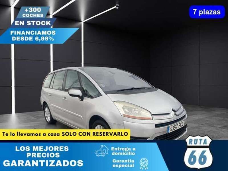 Gris Usado 2007 Citroën Grand C4 Picasso Exclusive Monovolumen | 5990 € (Precio justo) - Imagen 1/4