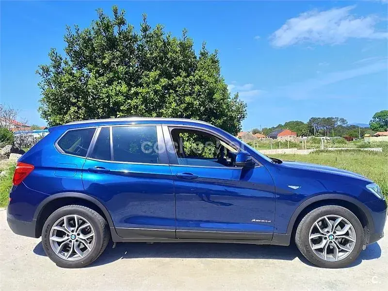 Usado BMW X3 184 CV (135 kW) 2015 Azul SUV