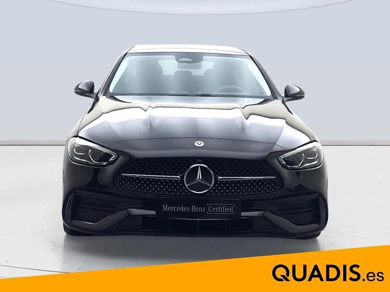 Usado Mercedes C220 AMG line 200 CV (147 kW) 2025 Negro obsidiana Berlina