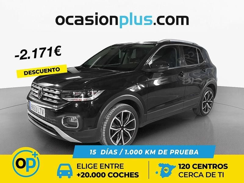 Negro Usado 2021 VW T-Cross Sportline SUV | 23.290 € (Precio justo) - Imagen 1/4
