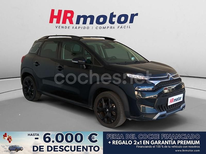 Negro Usado 2024 Citroën C3 Aircross PureTech SUV | 15.710 € (Precio justo) - Imagen 1/4