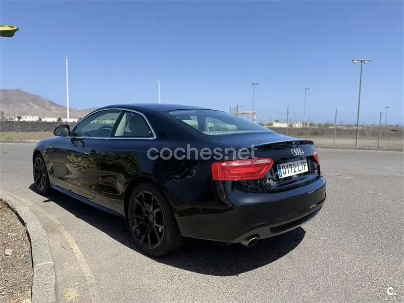 Usado Audi A5 190 CV (139 kW) 2009 Negro Coupe