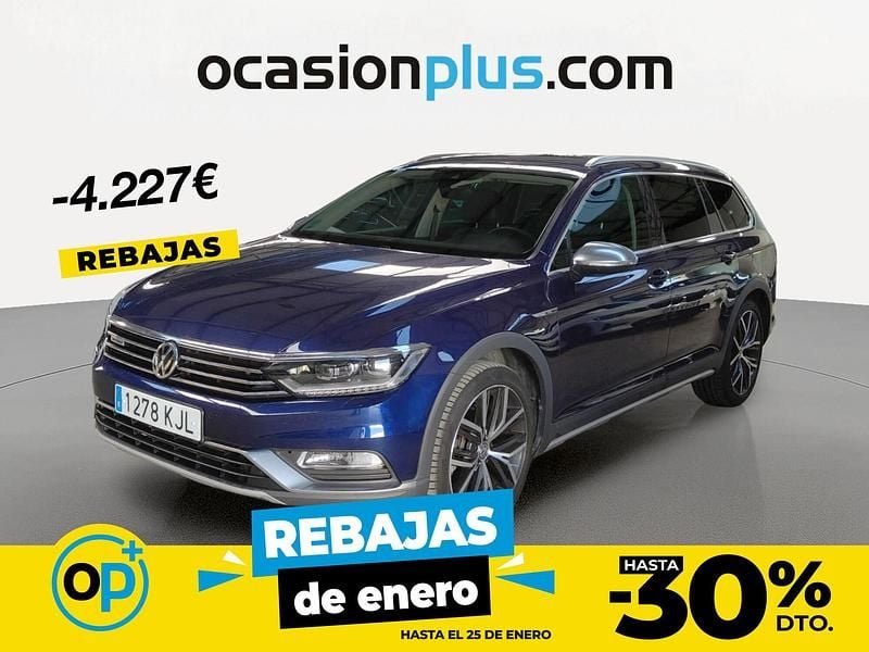 Azul Usado 2018 VW Passat Alltrack Familiar | 24.500 € (Super precio) - Imagen 1/4