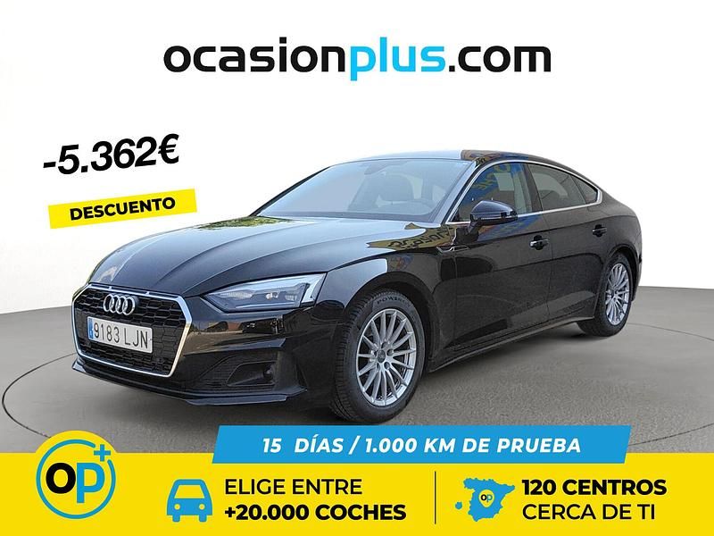 Usado Audi A5 190 CV (139 kW) 2020 Negro Coupe