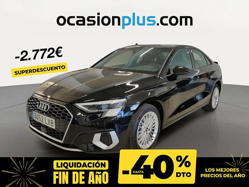 Negro Usado 2022 Audi A3 Advanced Plus Berlina | 26.280 € (Precio justo) - Imagen 1/4