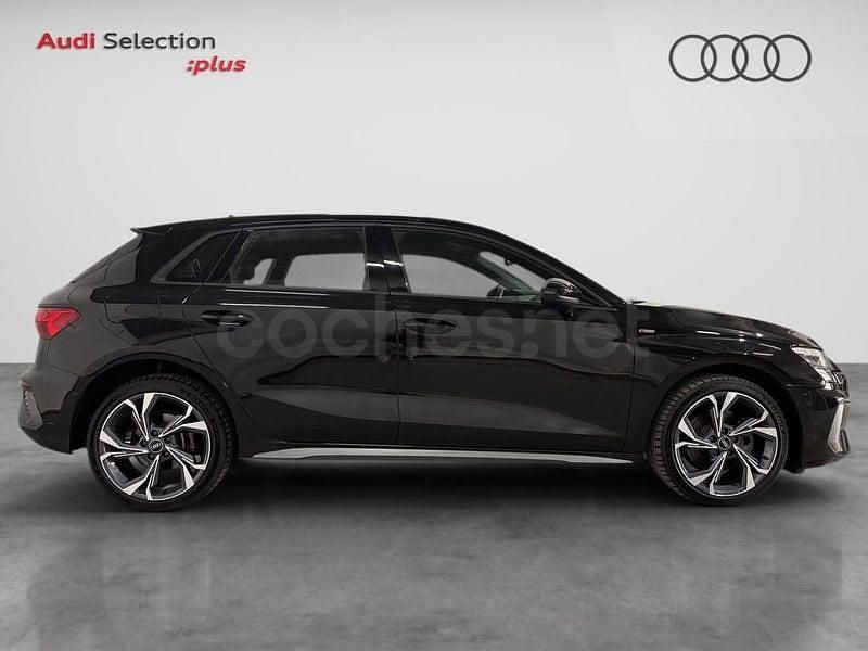 Usado Audi A3 S-Line 204 CV (150 kW) 2022 Negro Berlina
