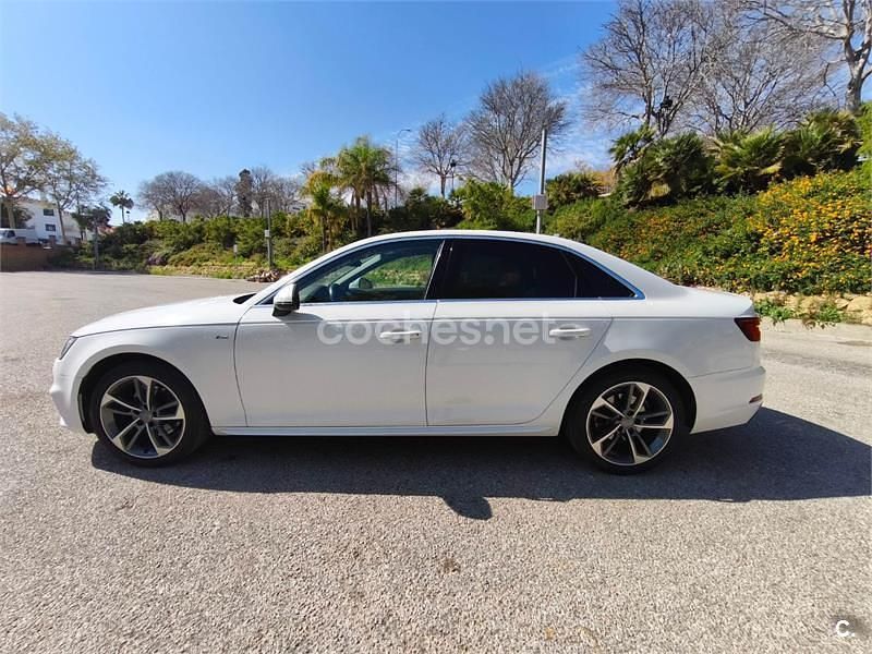 Usado Audi A4 S-Line 150 CV (110 kW) 2017 Blanco Berlina