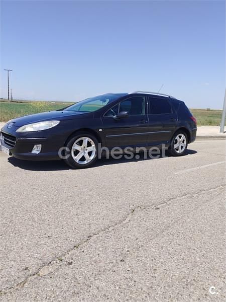 Usado Peugeot 407 Sport 136 CV (100 kW) 2005 Negro Familiar
