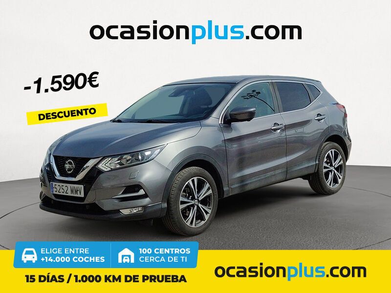 Gris Usado 2019 Nissan Qashqai N-Connecta SUV | 17.490 € (Precio justo) - Imagen 1/4