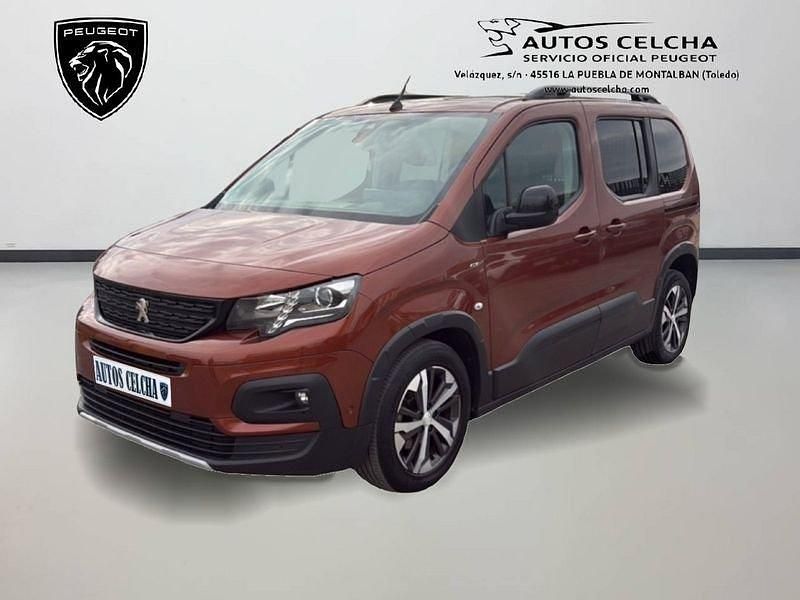 Usado Peugeot Rifter GT-line 130 CV (95 kW) 2021 Naranja Monovolumen