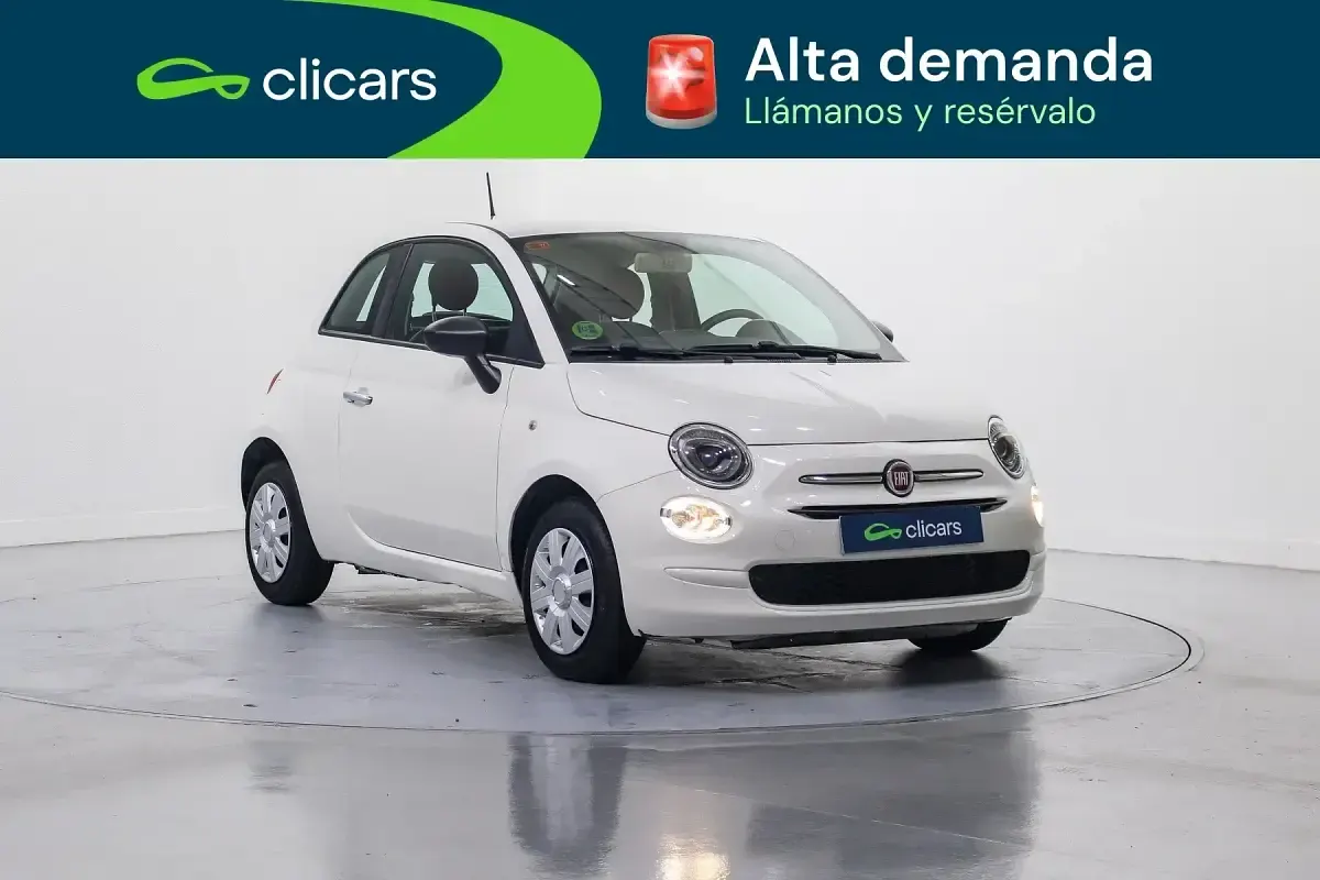 Usado Fiat 500 Pop 69 CV (50 kW) 2016 Blanco Utilitario