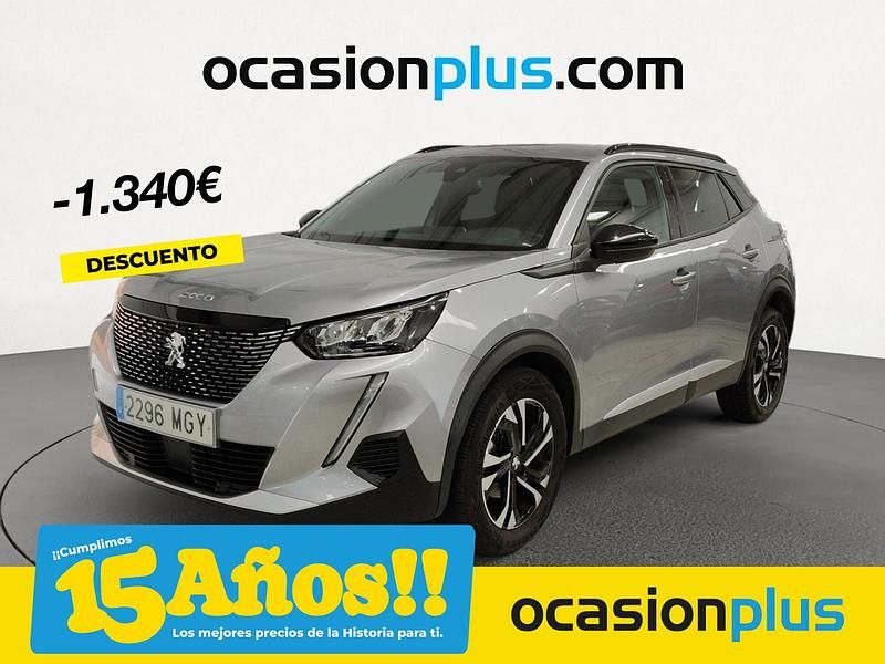 Gris Usado 2023 Peugeot 2008 Allure SUV | 14.490 € (Precio justo) - Imagen 1/4