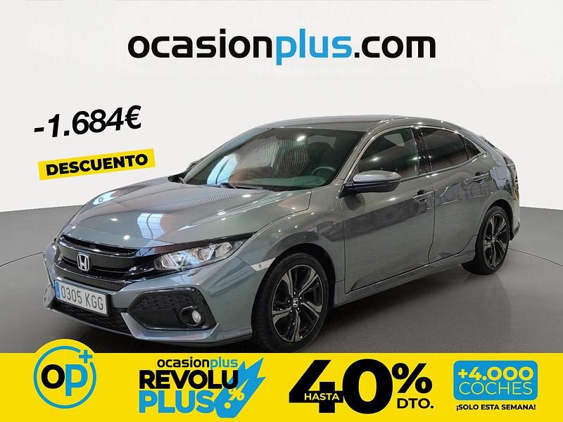 Usado Honda Civic Elegance 129 CV (94 kW) 2017 Gris