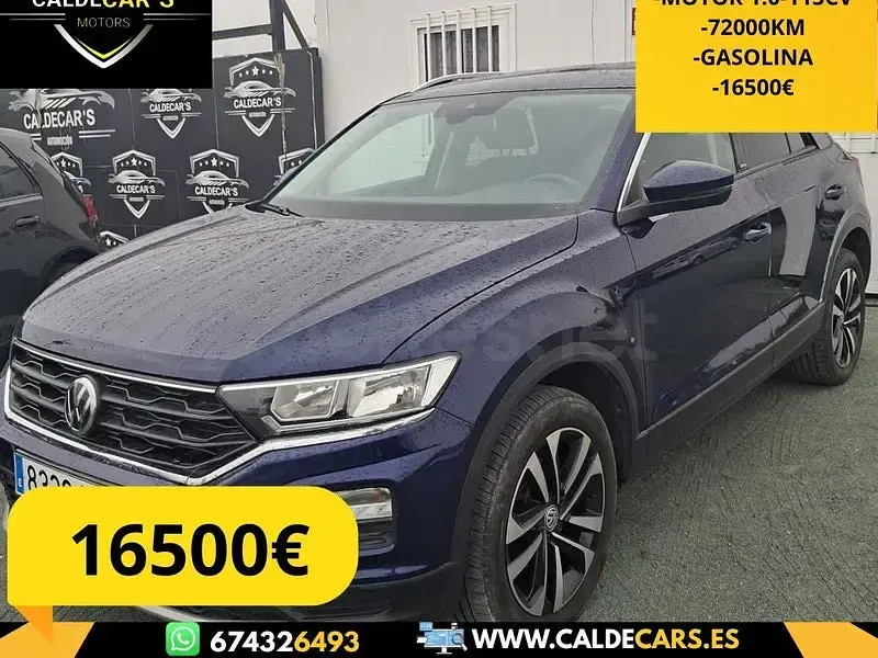 Usado VW T-Roc Advance 115 CV (84 kW) 2020 Azul SUV