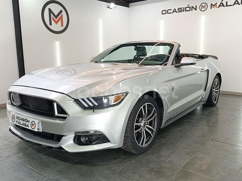 Gris Usado 2015 Ford Mustang Convertible Descapotable | 29.900 € (Precio justo) - Imagen 1/4