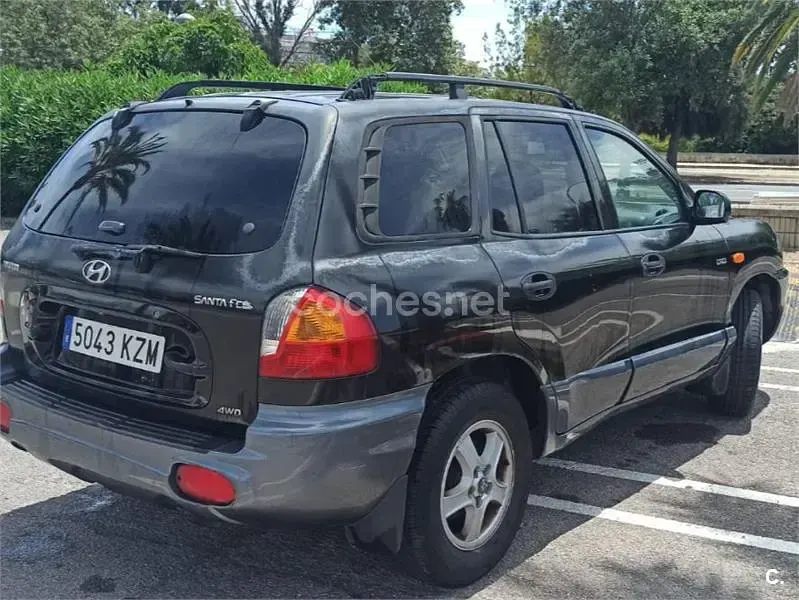 Usado Hyundai Santa Fe GLS 112 CV (82 kW) 2003 Negro SUV