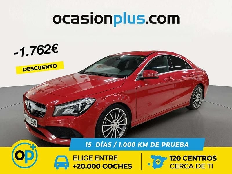 Rojo Usado 2016 Mercedes CLA200 AMG line Berlina | 22.028 € (Precio justo) - Imagen 1/4