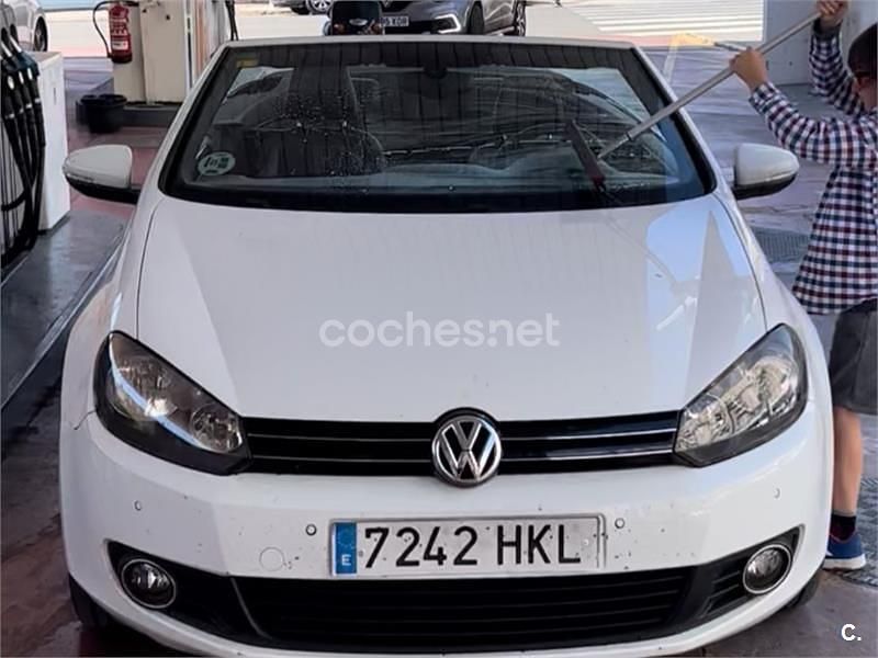 Blanco Usado 2012 VW Golf Cabriolet Descapotable | 7000 € (Caro) - Imagen 1/3