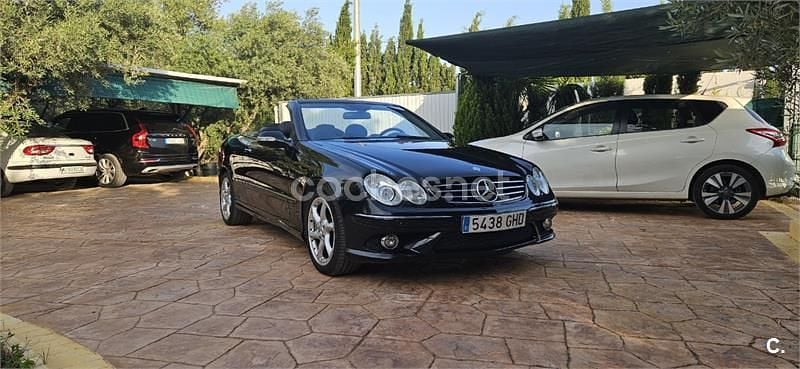 Negro Usado 2004 Mercedes CLK500 Avantgarde Descapotable | 14.900 € - Imagen 1/4