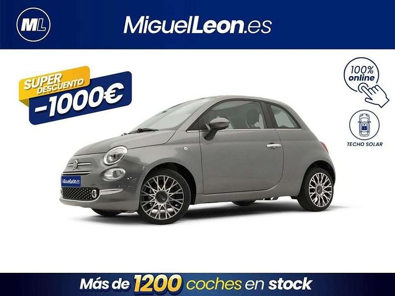 Gris Usado 2021 Fiat 500 Dolcevita Berlina | 10.495 € (Precio justo) - Imagen 1/3