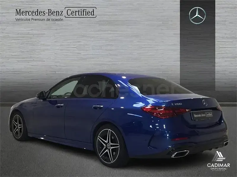 Usado Mercedes C200 204 CV (150 kW) 2021 Azul Berlina