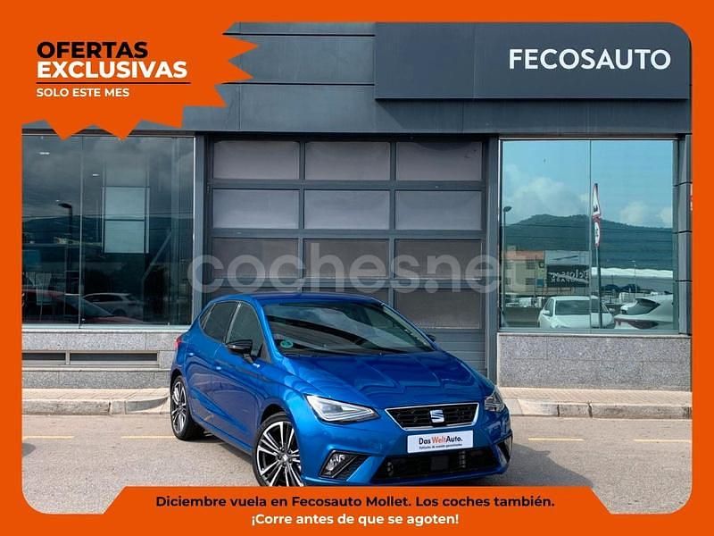 Azul Usado 2024 Seat Ibiza FR Berlina | 22.480 € (Precio justo) - Imagen 1/4