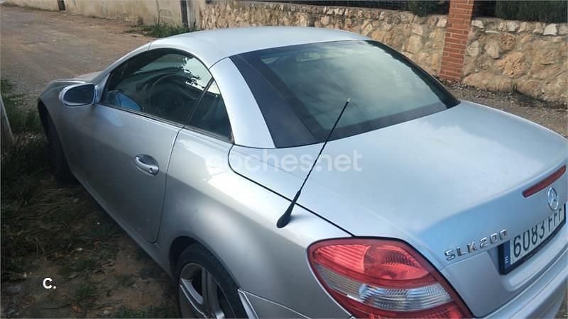 Usado Mercedes SLK200 163 CV (119 kW) 2006 Gris / plata Descapotable