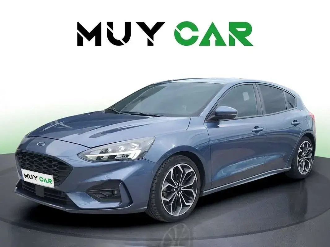 Usado Ford Focus ST-Line 125 CV (91 kW) 2019 Azul Utilitario