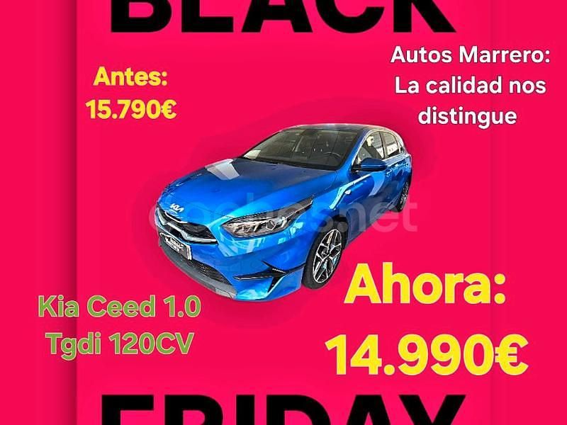 Azul Usado 2022 Kia Ceed Utilitario | 14.990 € (Precio justo) - Imagen 1/4