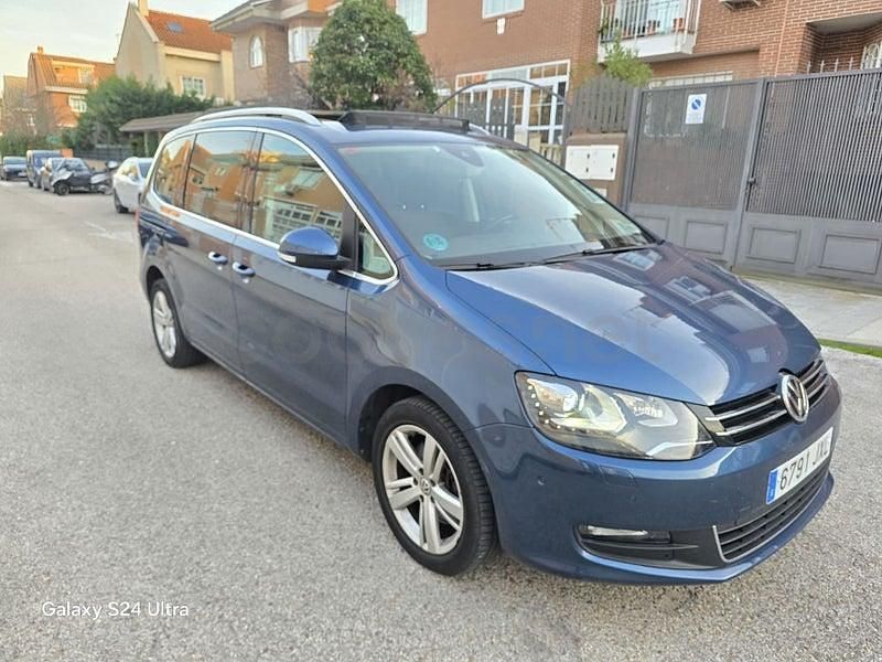 Usado VW Sharan Advance 184 CV (135 kW) 2017 Azul Monovolumen