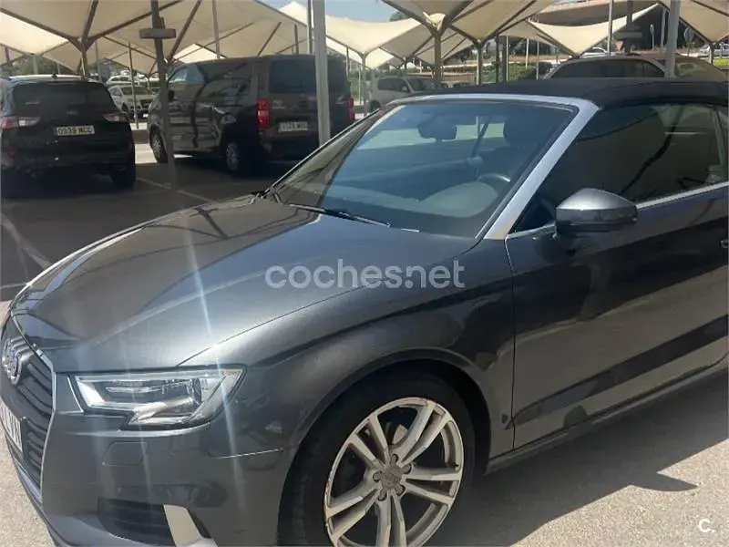 Usado Audi A3 Cabriolet S-Line 150 CV (110 kW) 2018 Gris / plata Descapotable