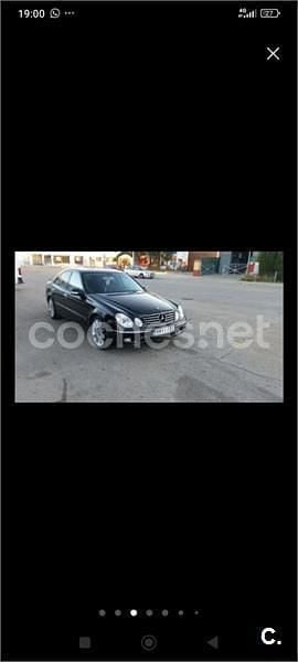 Usado Mercedes E270 Avantgarde 177 CV (130 kW) 2004 Negro Berlina